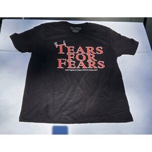 Tears For Fears Tipping Point World Tour 2022 Band T-Shirt Black Adult XL
